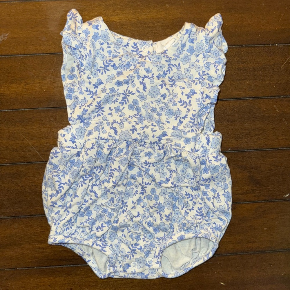 Angel Dear Floral Baby Romper
